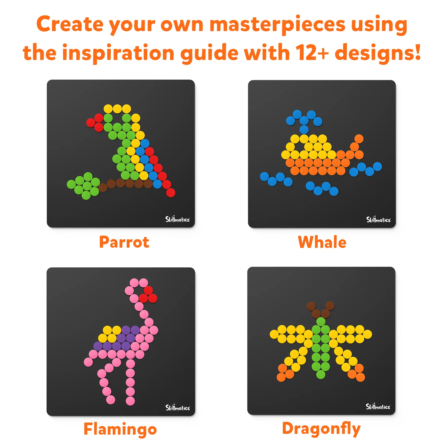 Skillmatics Art Activity Dot It with Magnets - Animals, No Mess Repeatable Art for Kids, Craft Kits, DIY Activity, Gifts for Ages 4 to 7