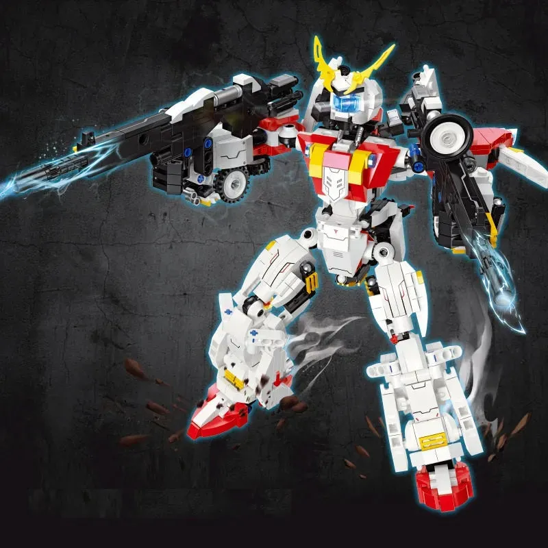 Super Deformed Flaming Meteor Mecha Robot Warrior Bricks Toy 952pcs