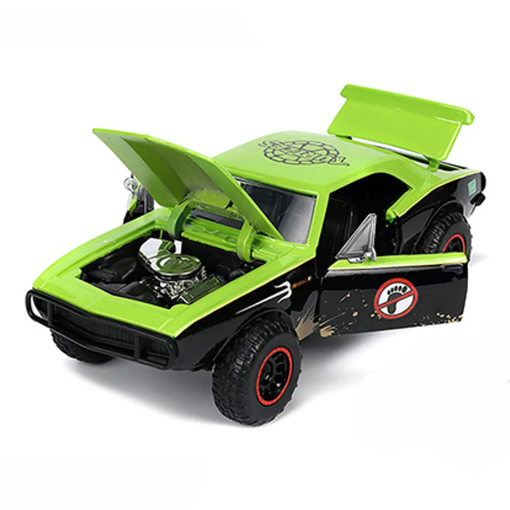 Teenage Mutant Ninja Turtles - 1967 Chevrolet® Camaro® Dirty Version with Raphael Diecast Car