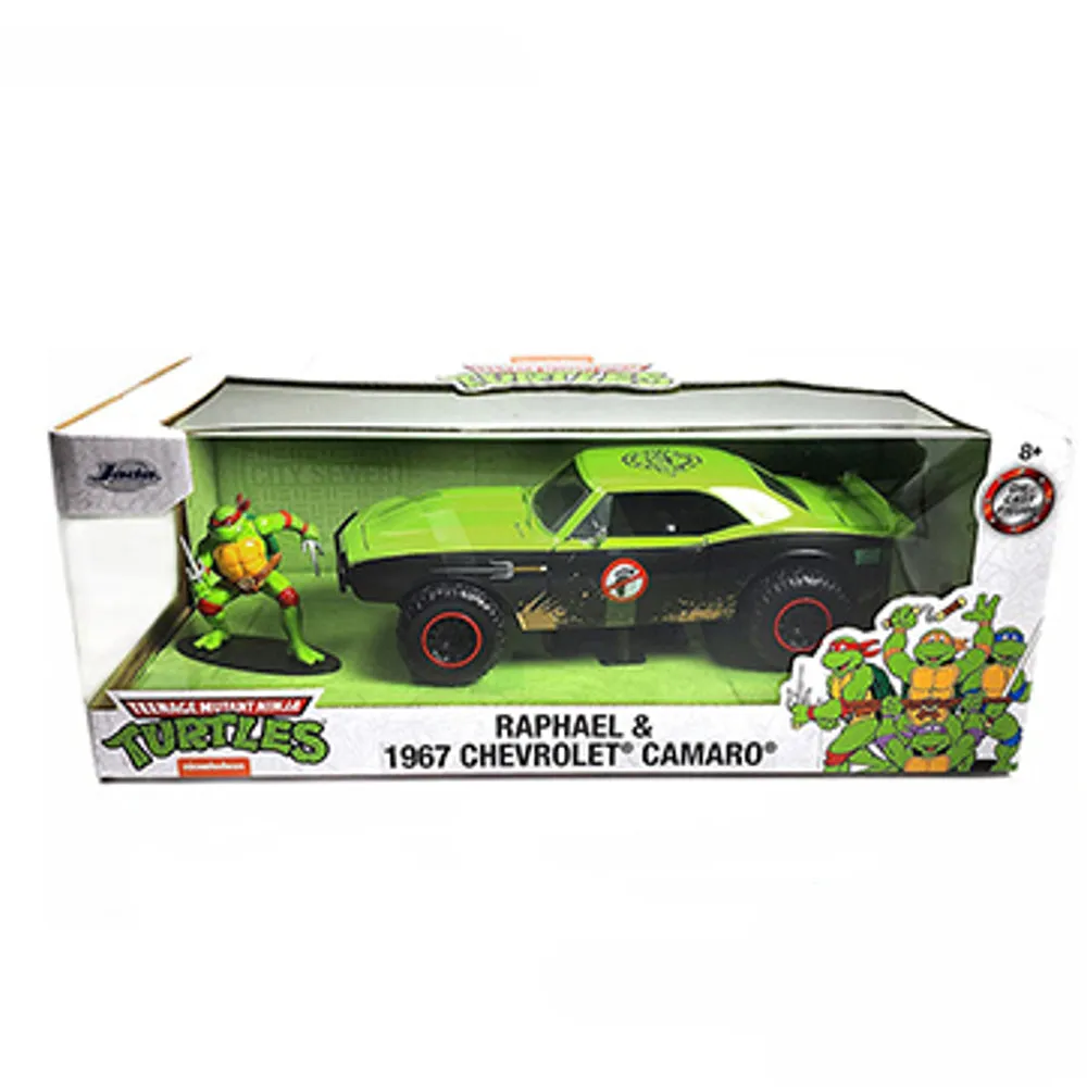 Teenage Mutant Ninja Turtles - 1967 Chevrolet® Camaro® Dirty Version with Raphael Diecast Car