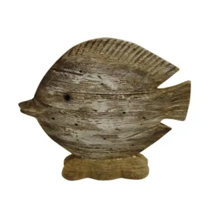 Wooden Sunfish On Stand