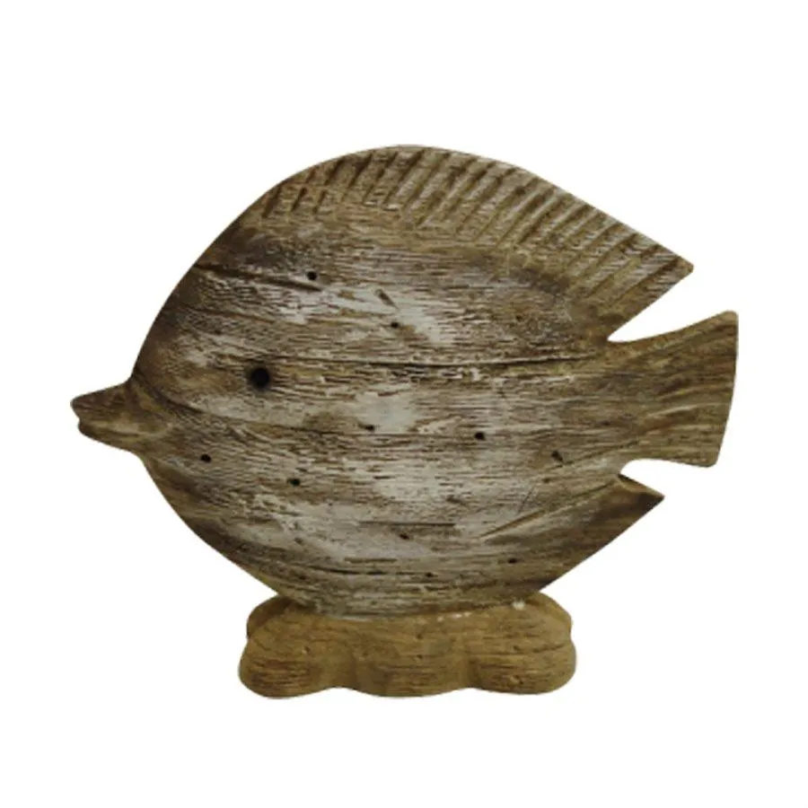 Wooden Sunfish On Stand